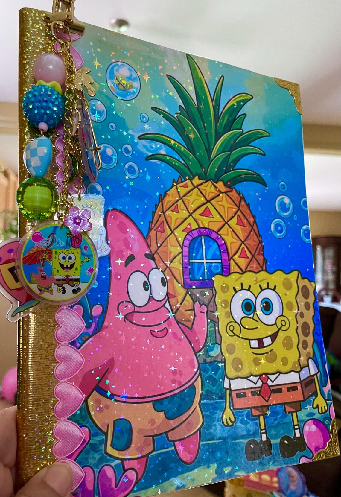 Junk Journal, Journals, Retro Style Journal, Altered Composition Book, Scrapbook, CHARM WILL VARY