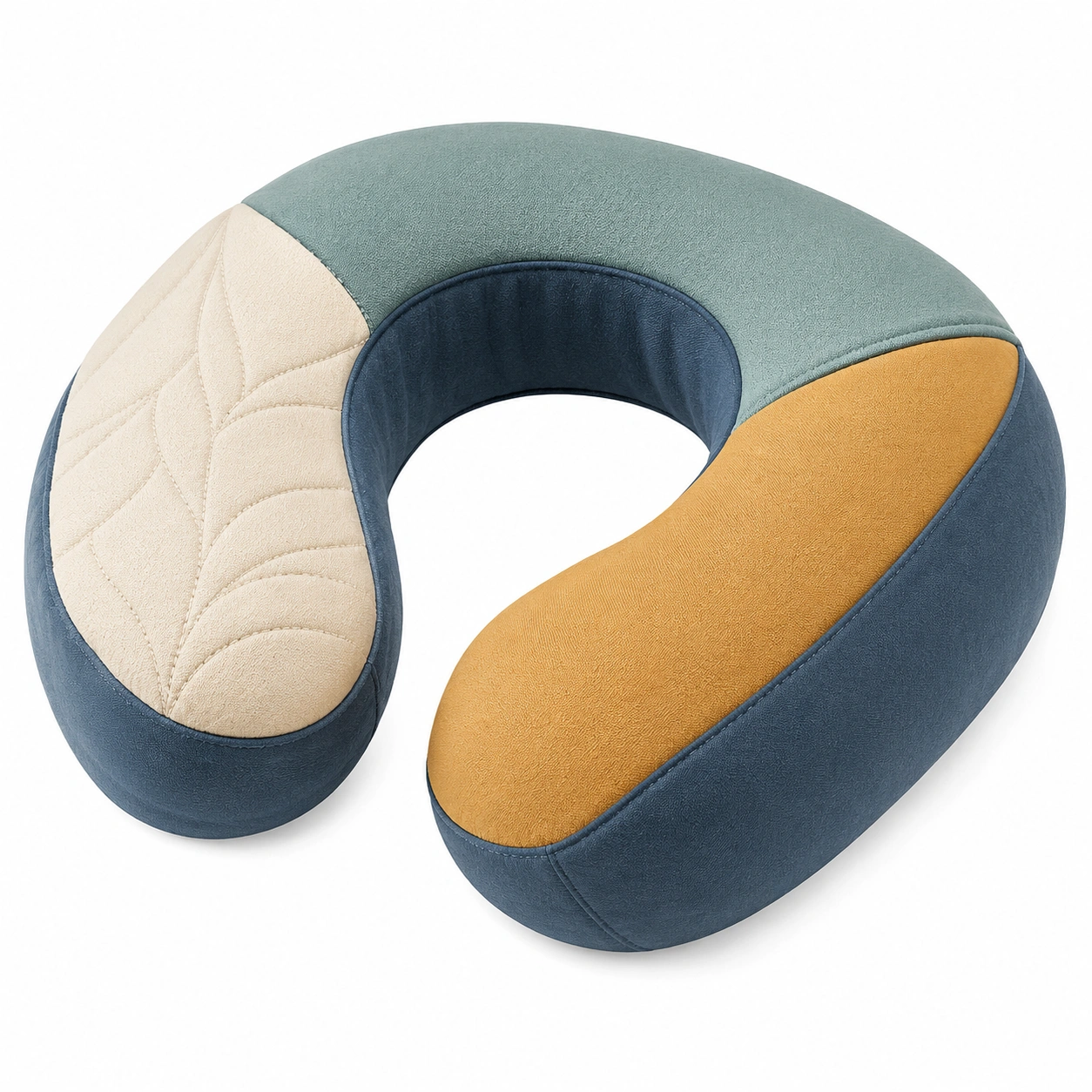 Cojín de Viaje Ergonómico en Forma de U Multicolor-Yorqu Avik