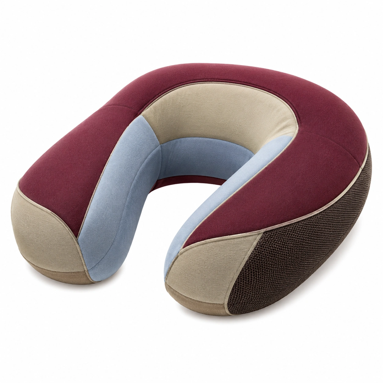 Almohada de Viaje Ergonómica en Forma de U Multicolor-Yorqu Avik