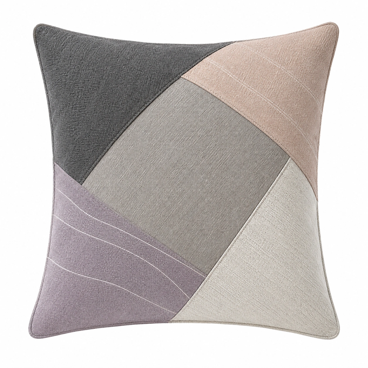 Cojín Decorativo Geométrico 45x45cm Multicolor-Yorqu Avik