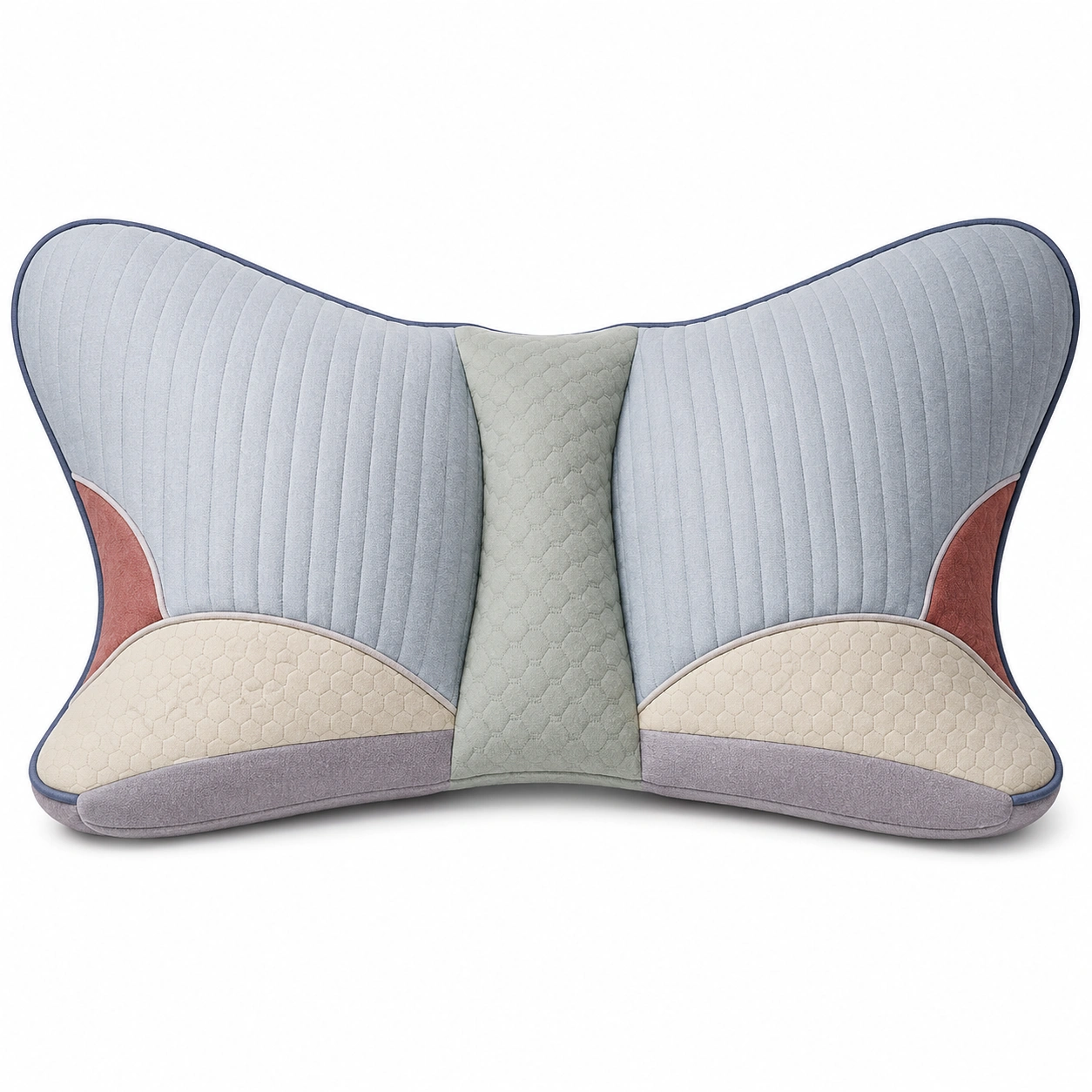 Almohada ergonómica ortopédica mariposa multicolor-Yorqu Avik