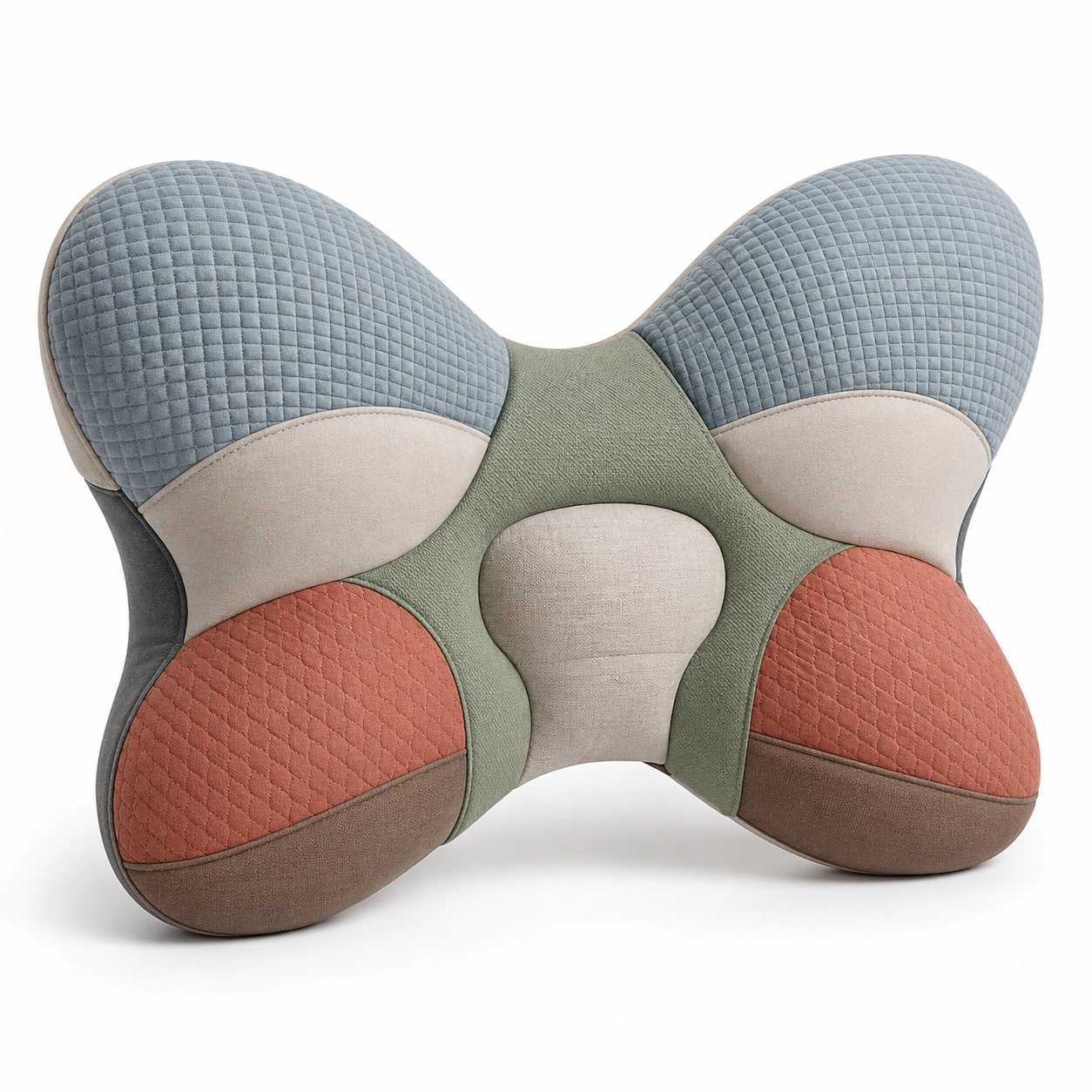 Cojín ergonómico multicolor para soporte lumbar y postura-Yorqu Avik