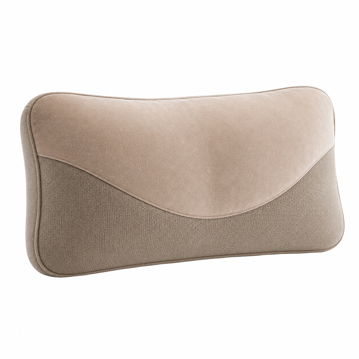Cojín Lumbar Ergonomico Beige 60x40 cm-Yorqu Avik