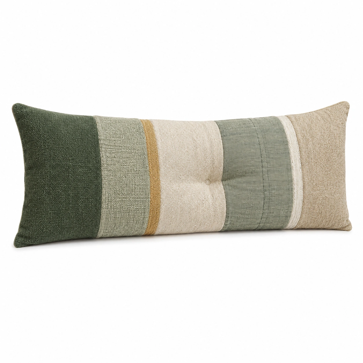 Cojín Rectangular de Rayas Multicolor-Yorqu Avik
