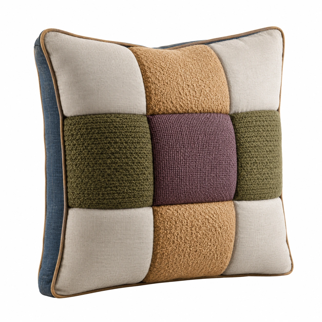 Cojín Decorativo Patchwork Multicolor 45x45 cm-Roome Lvix