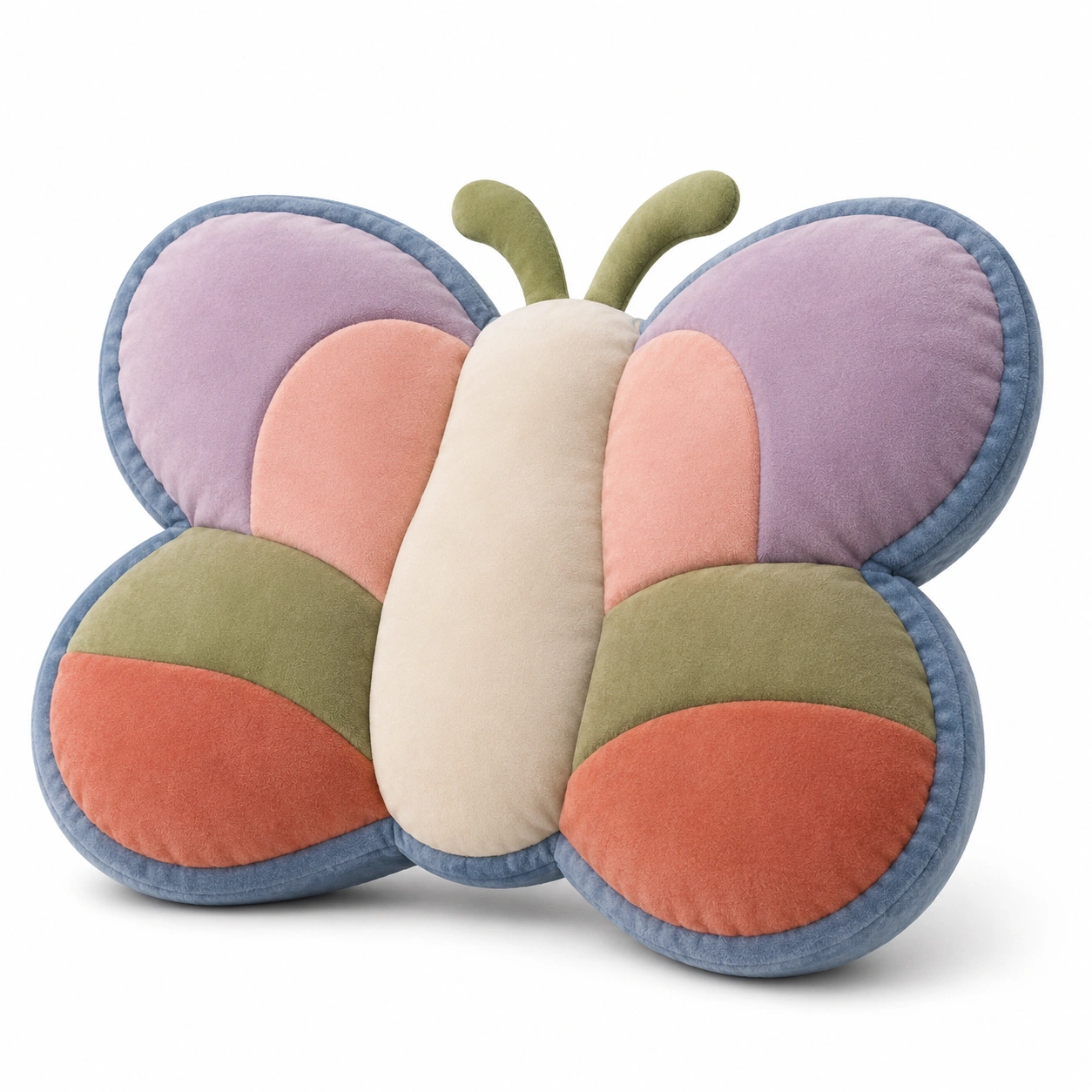 Cojín Decorativo Forma de Mariposa Multicolor-Roome Lvix
