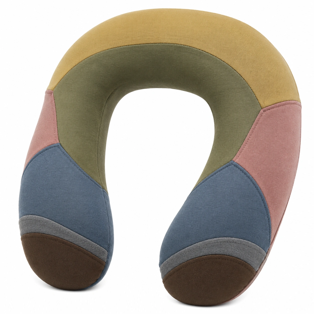 Almohada de Viaje en Forma de U Multicolor-COZ YVE LLA