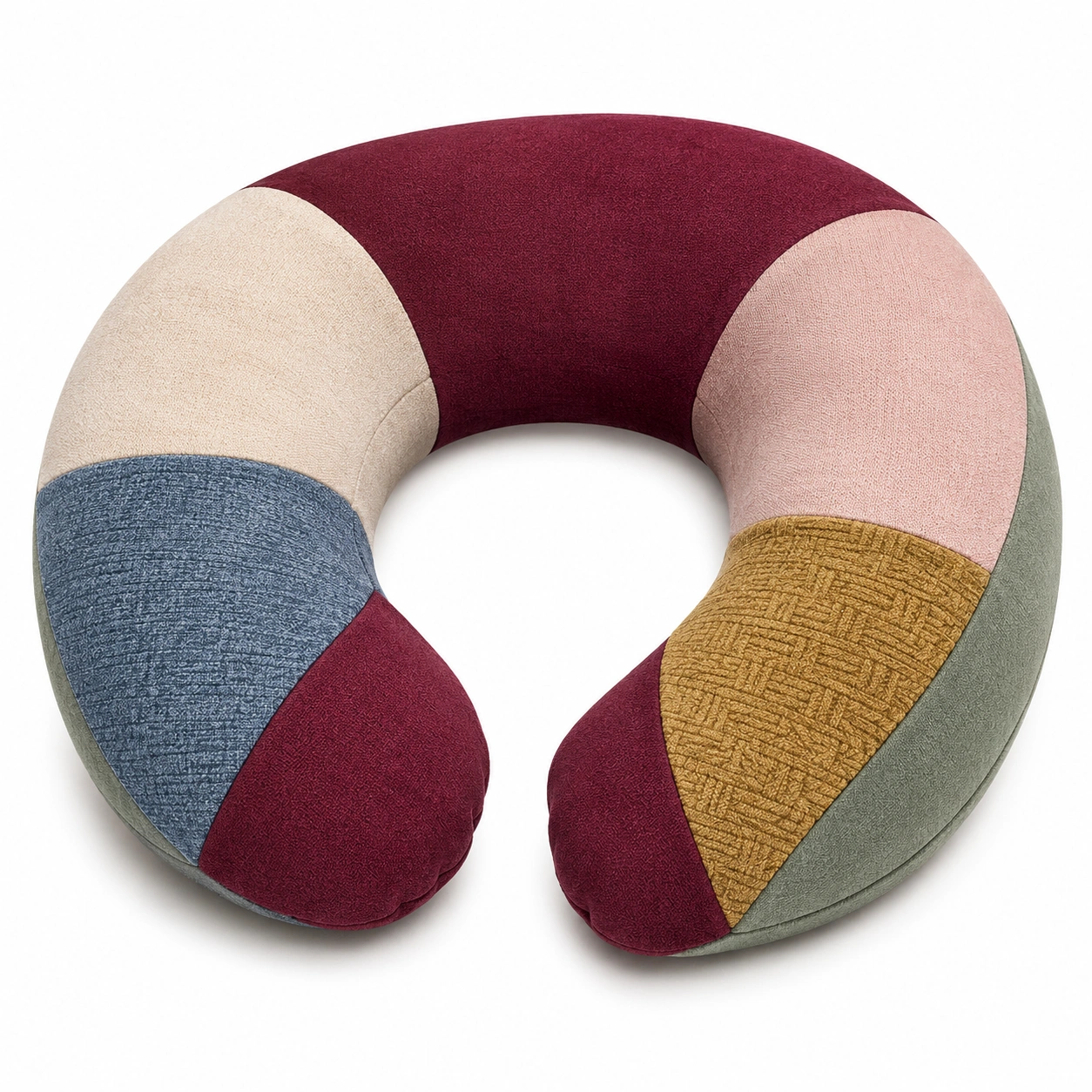 Almohada de Viaje en Forma de U Multicolor para Cuello-COZ YVE LLA