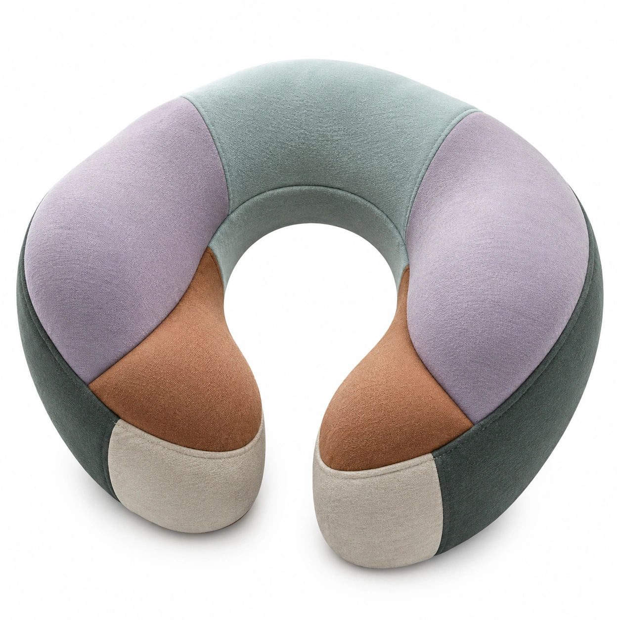 Cojín de Viaje Ergonómico en Forma de U Multicolor-COZ YVE LLA