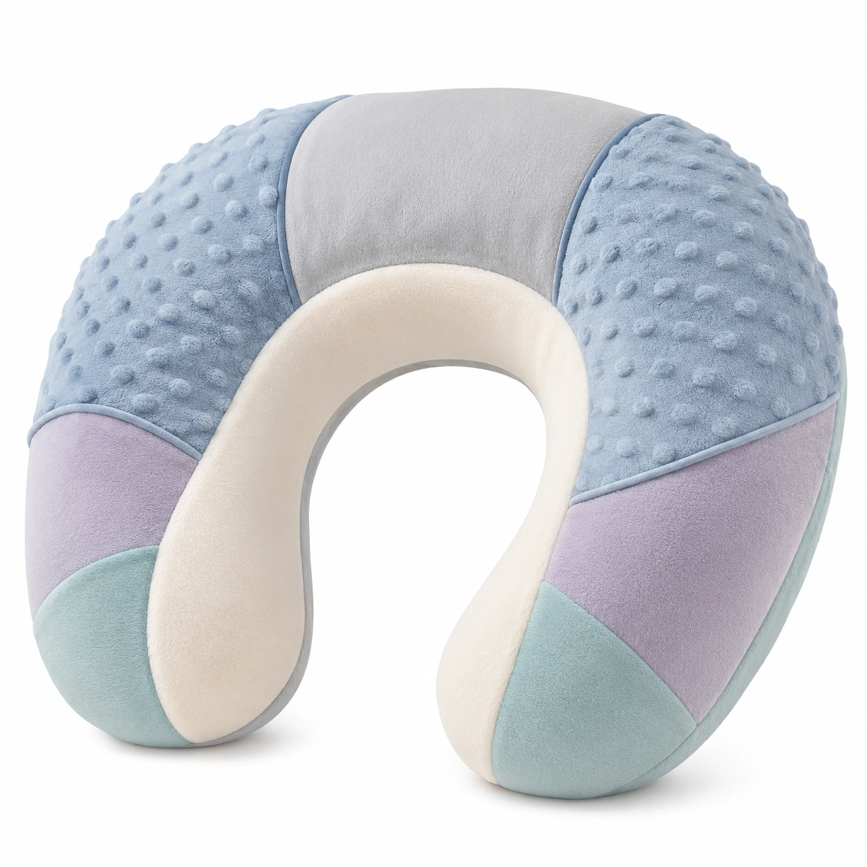 Almohada de Viaje en Forma de U Multicolor Ergonómica-COZ YVE LLA