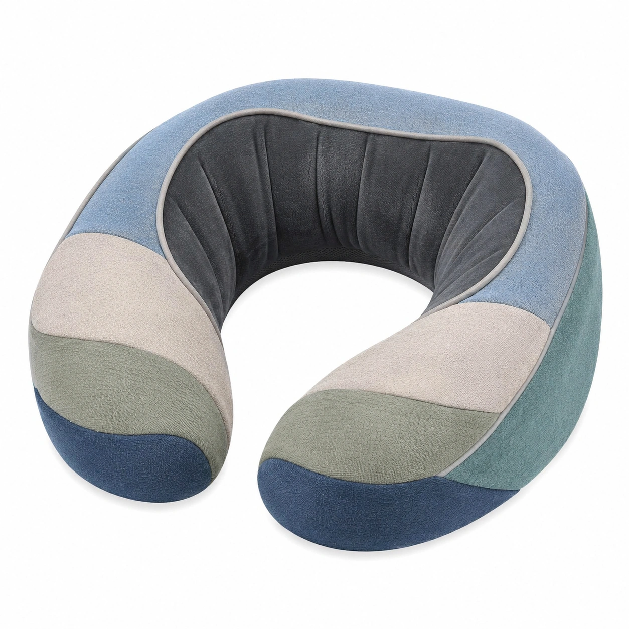 Almohada de Viaje en Forma de U Multicolor-COZ YVE LLA