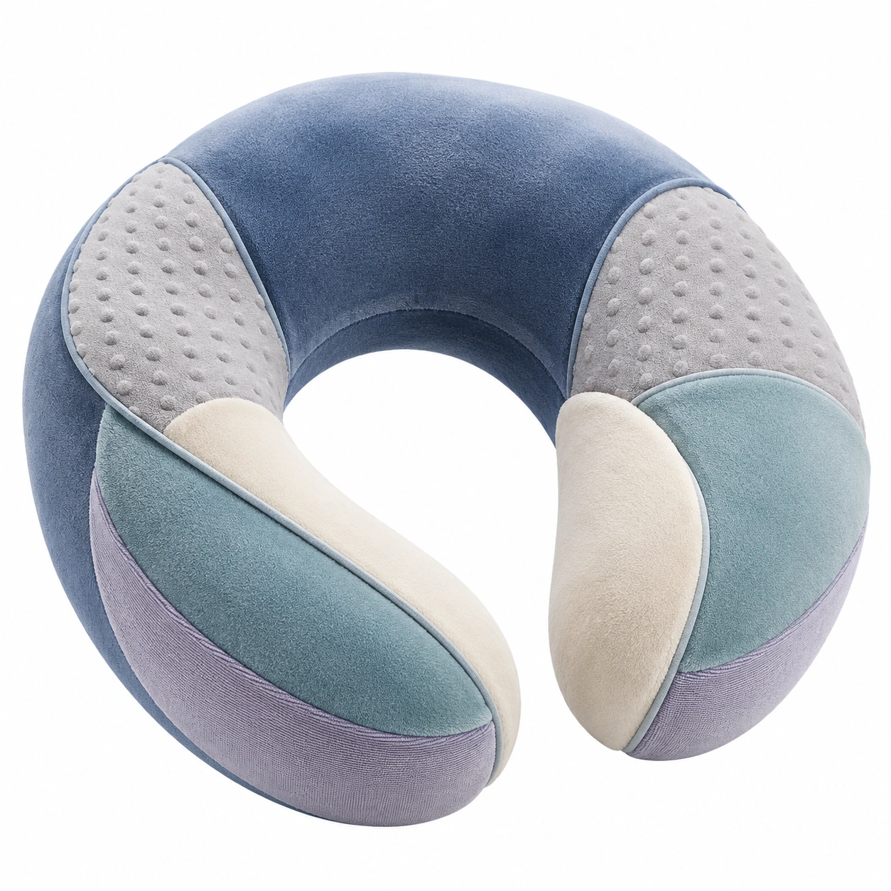 Almohada de Viaje en Forma de U Multicolor-COZ YVE LLA