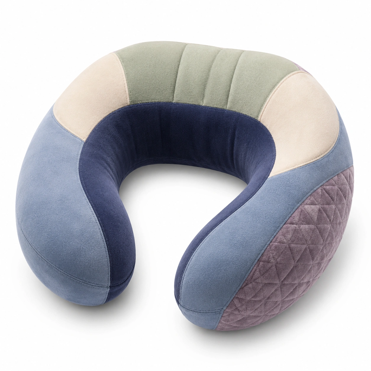 Cojín de Viaje Ergonómico en Forma de U Multicolor-COZ YVE LLA