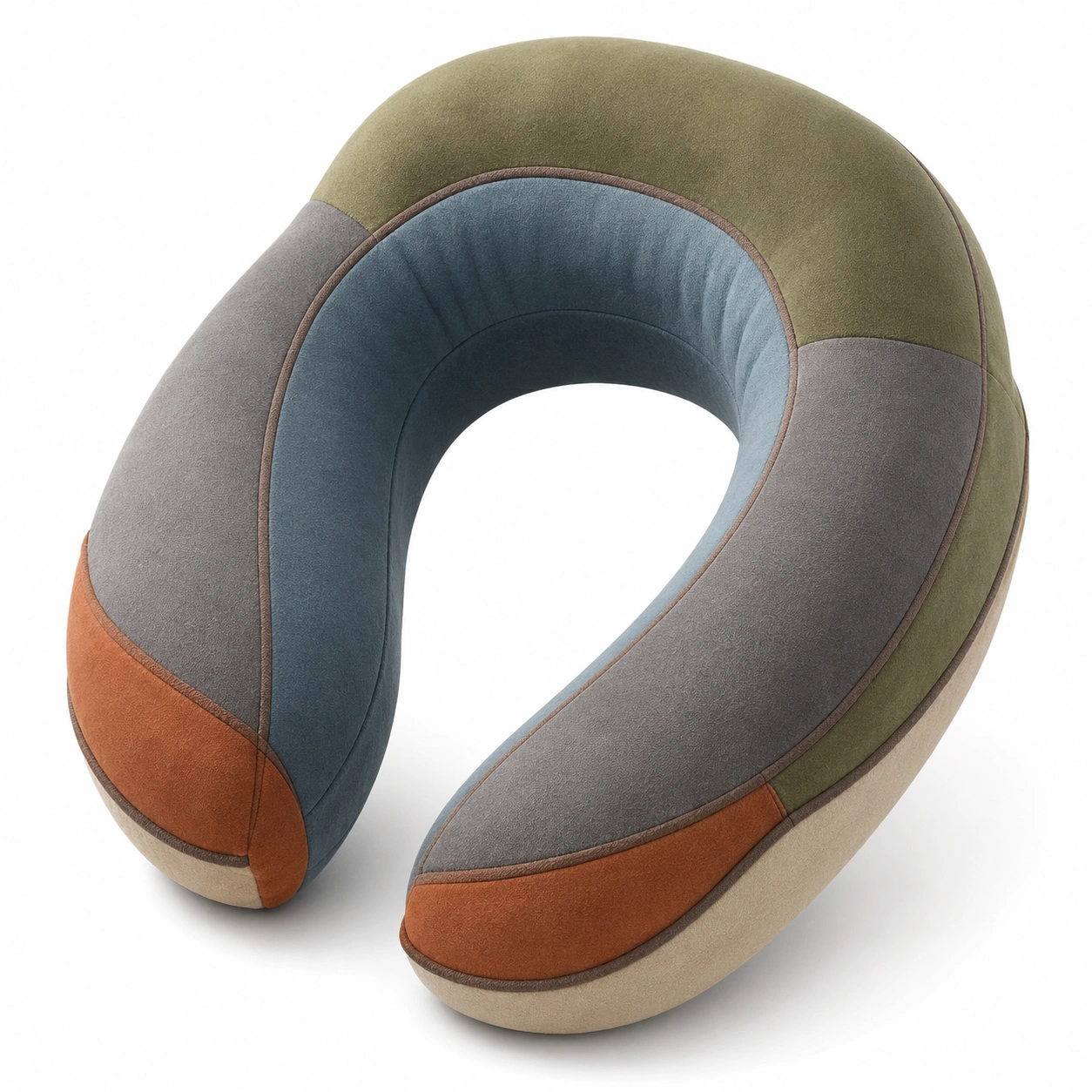 Almohada de Viaje en Forma de U Ergonómica Multicolor-COZ YVE LLA