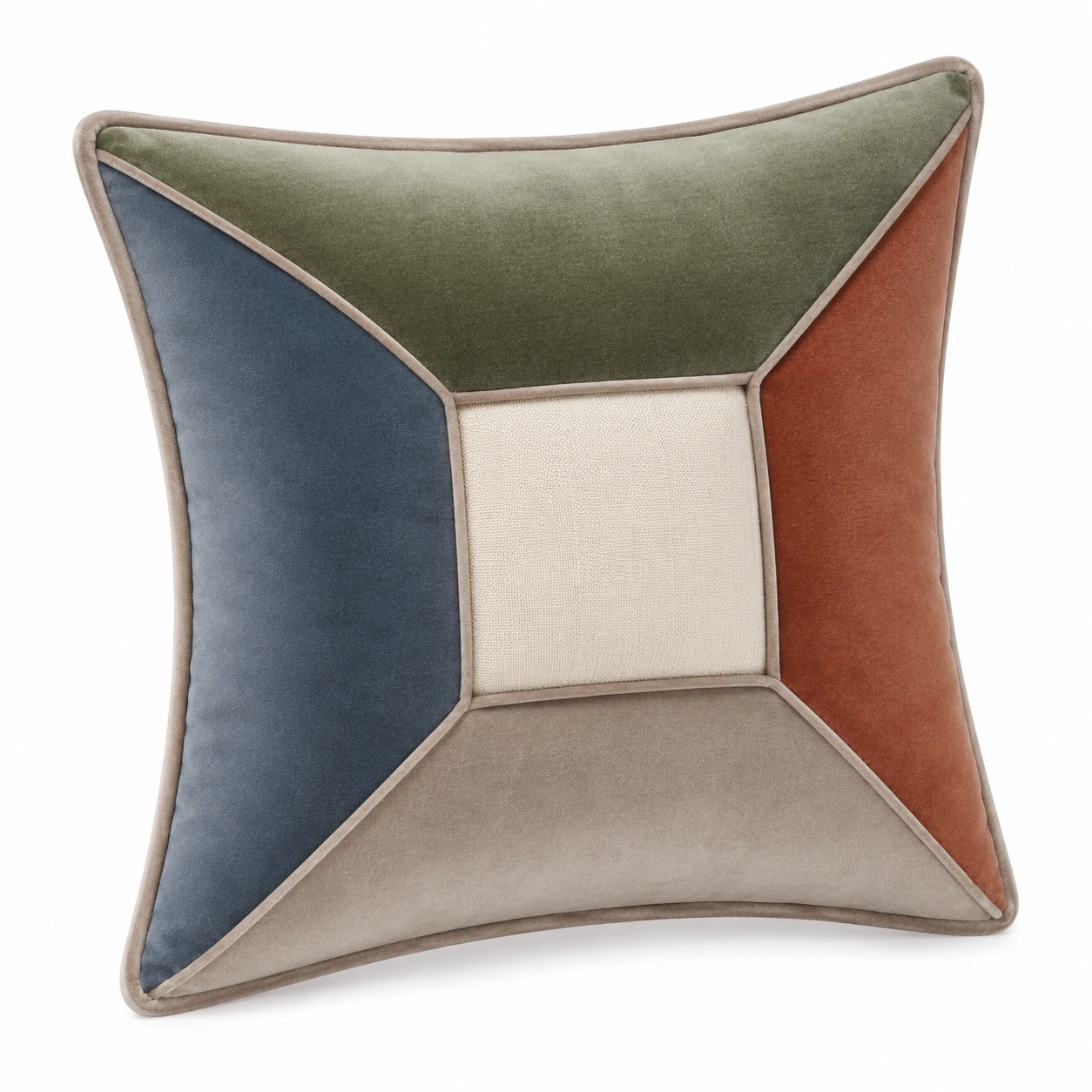 Cojín Decorativo Patchwork Multicolor 45x45 cm-COZ YVE LLA