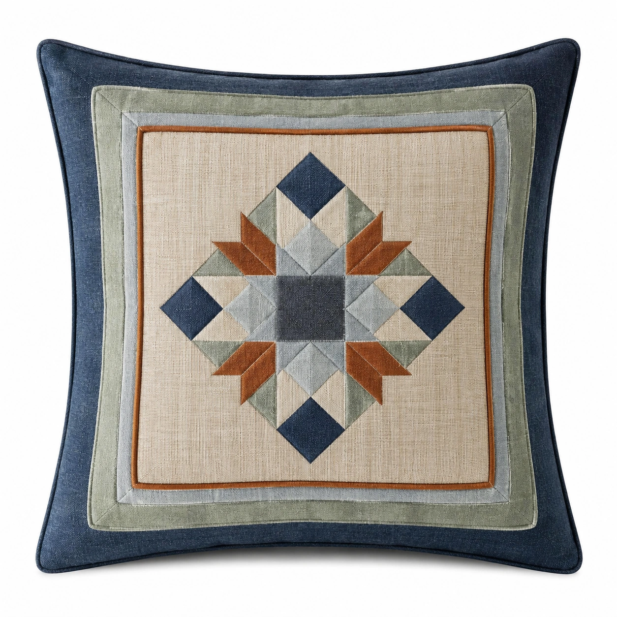 Cojín decorativo geométrico 45x45cm multicolor-COZ YVE LLA