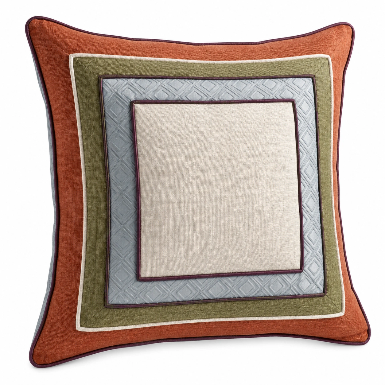 Cojín decorativo multicolor 45x45 cm-COZ YVE LLA