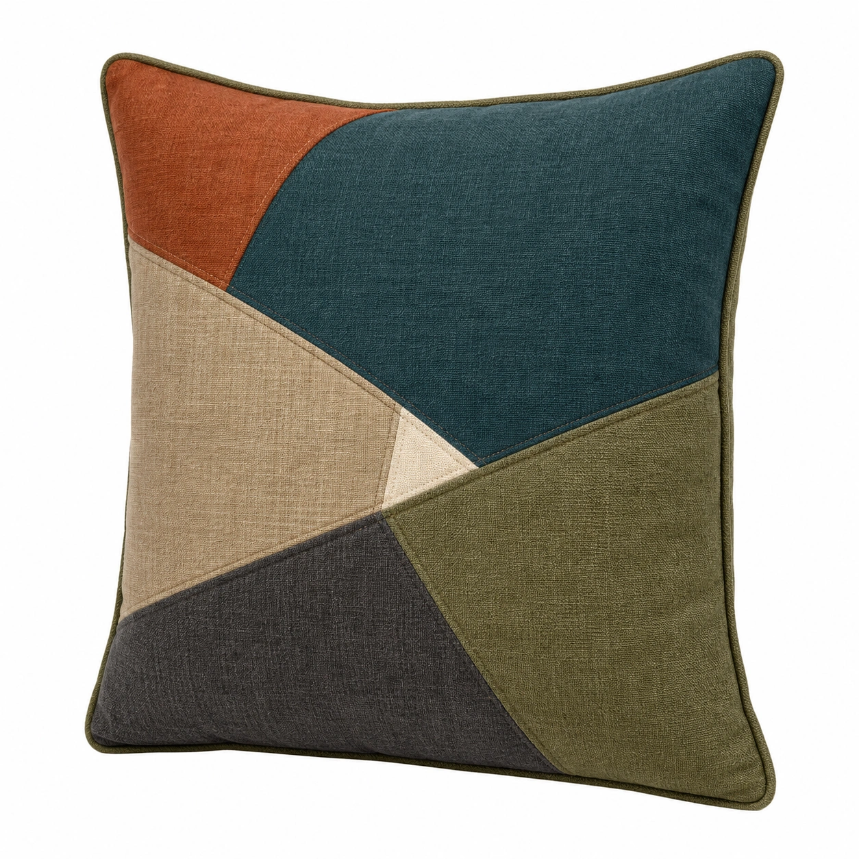 Cojín Decorativo Geométrico Multicolor 45x45cm-COZ YVE LLA