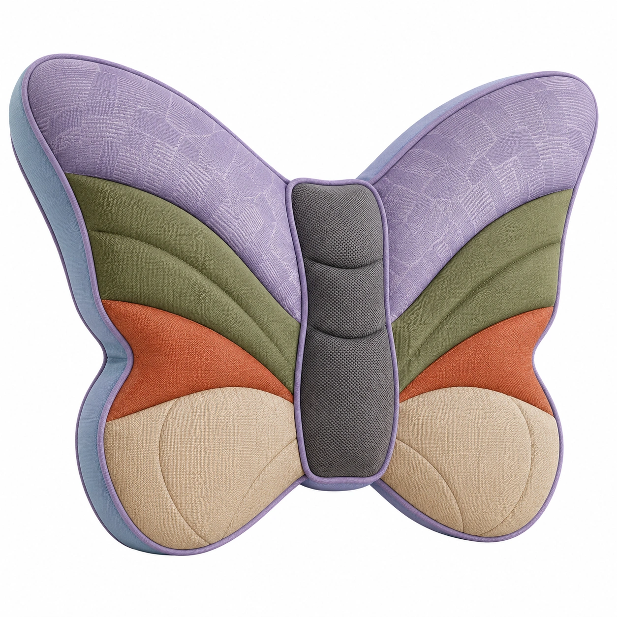 Cojín Decorativo de Mariposa Multicolor-COZ YVE LLA