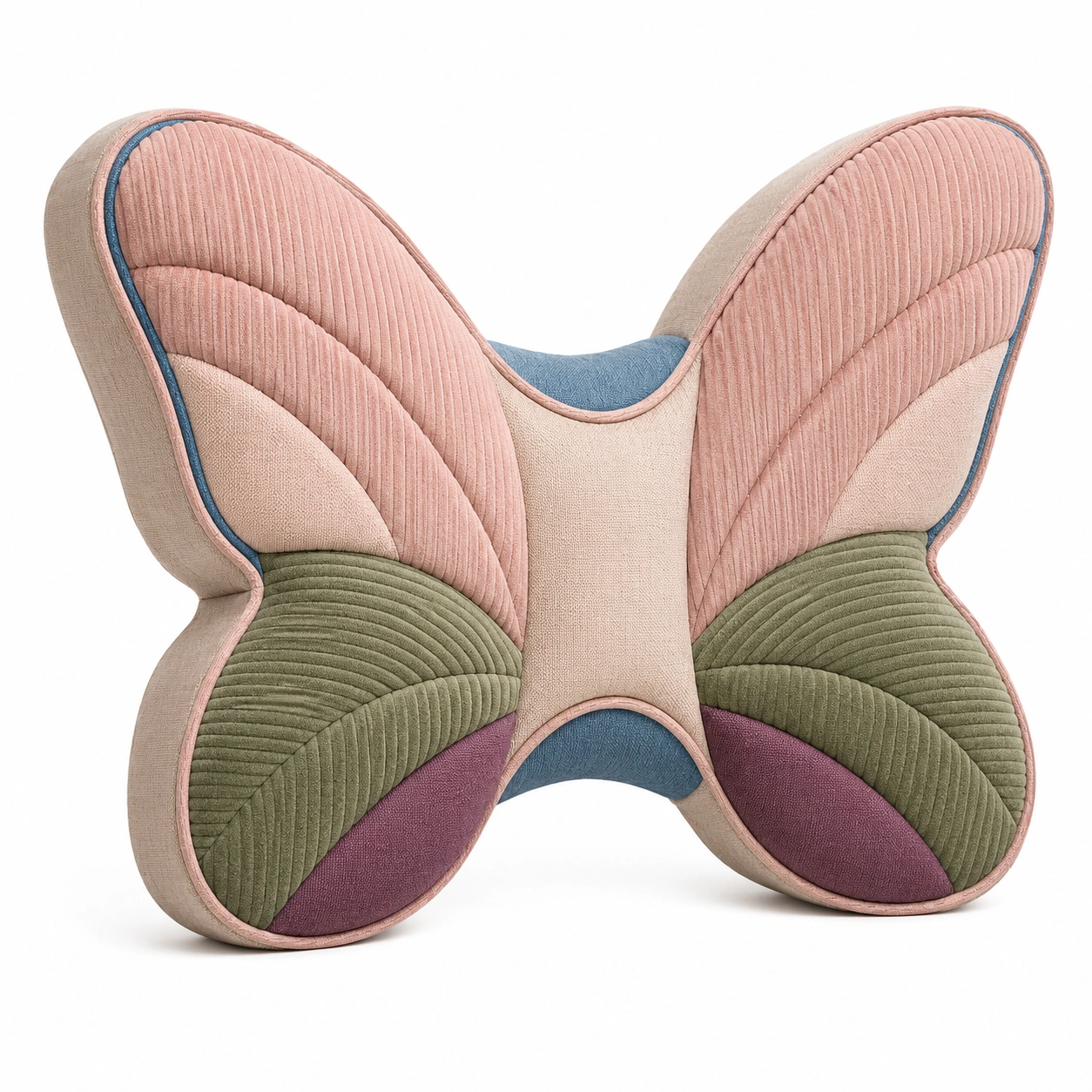 Cojín Decorativo de Mariposa Multicolor 45x35x10 cm-COZ YVE LLA