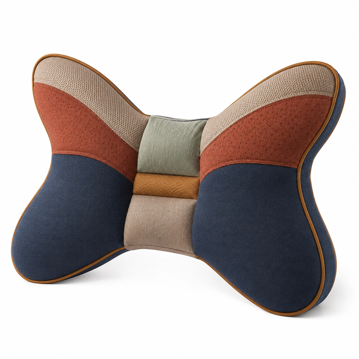 Cojín ergonómico en forma de mariposa multicolor-COZ YVE LLA