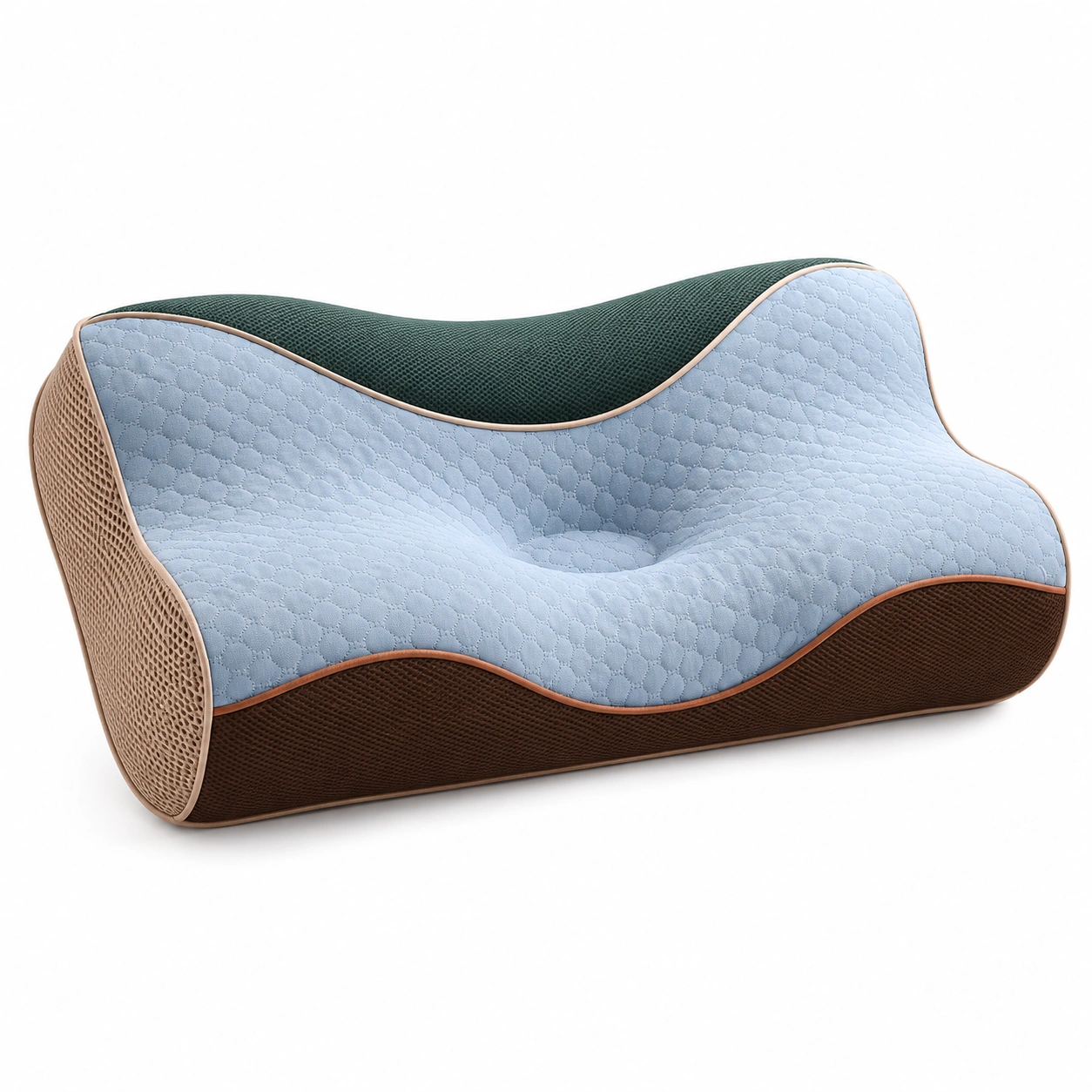 Cojín ergonómico multicolor para soporte cervical-COZ YVE LLA