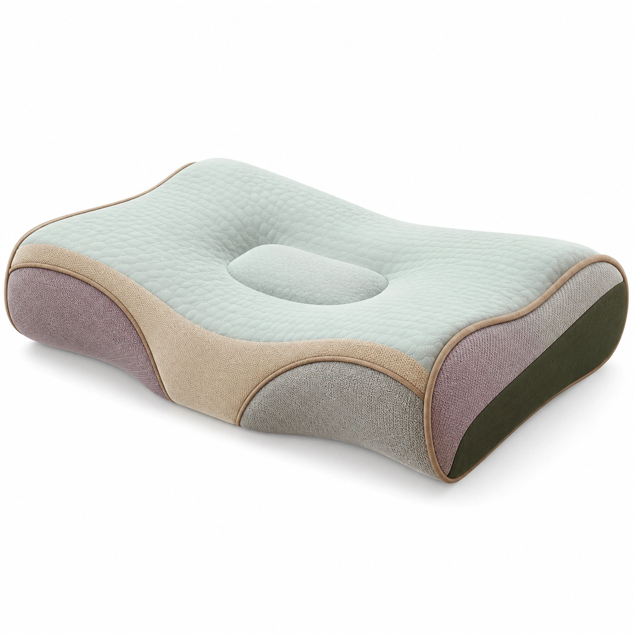Almohada Ortopédica Ergonómica para Soporte Cervical Multicolor-COZ YVE LLA