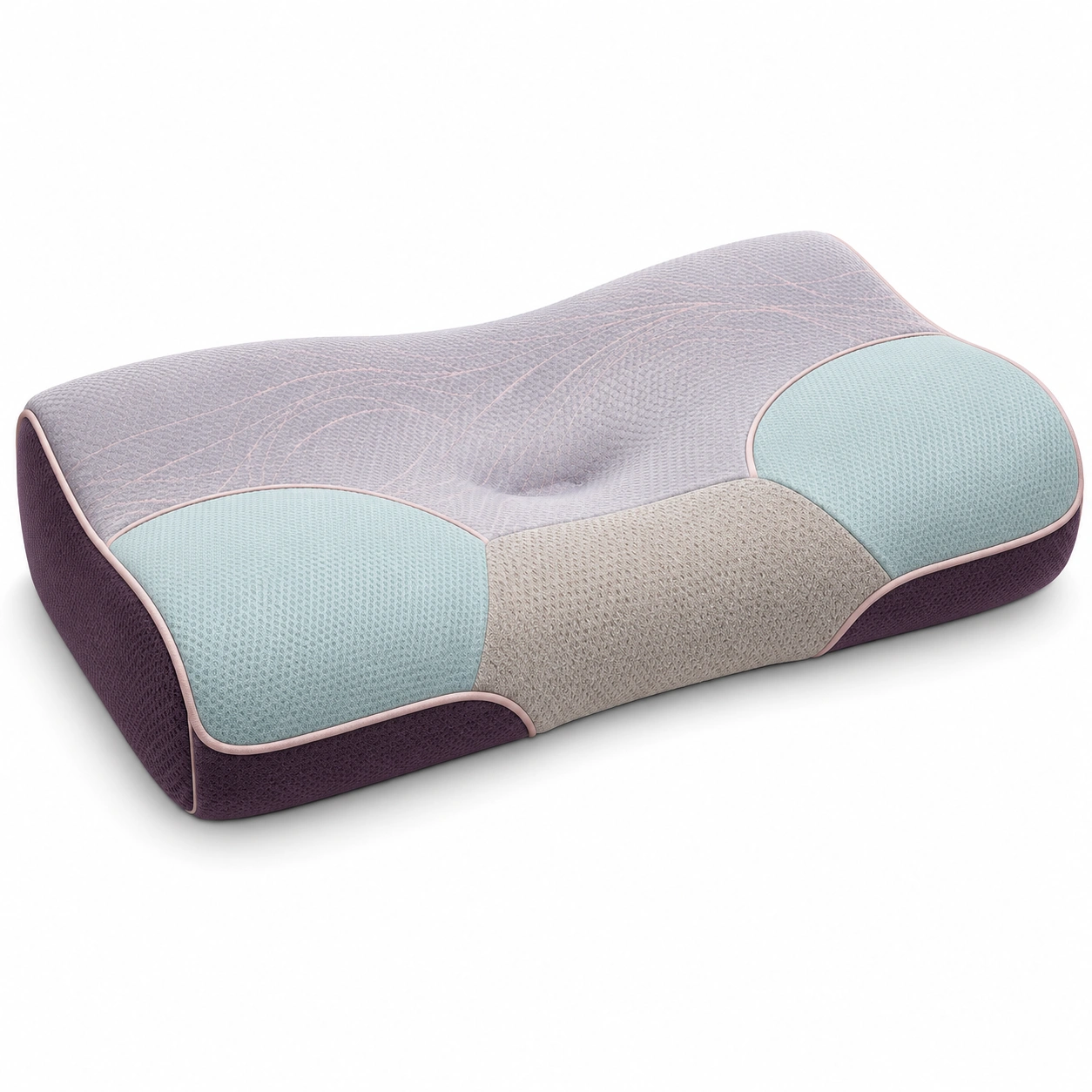 Almohada Ergonómica de Espuma Viscoelástica Multicolor-COZ YVE LLA