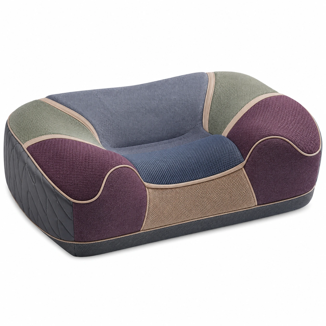 Cama para Mascotas Grande Multicolor-COZ YVE LLA