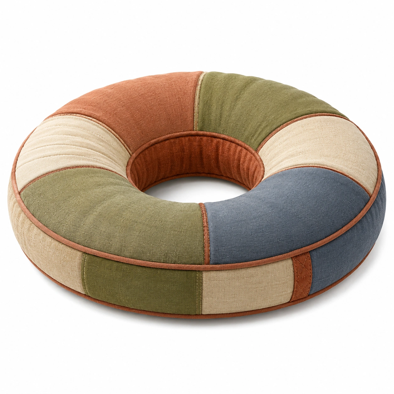 Cojín de Apoyo Circular Multicolor de 40 cm-COZ YVE LLA
