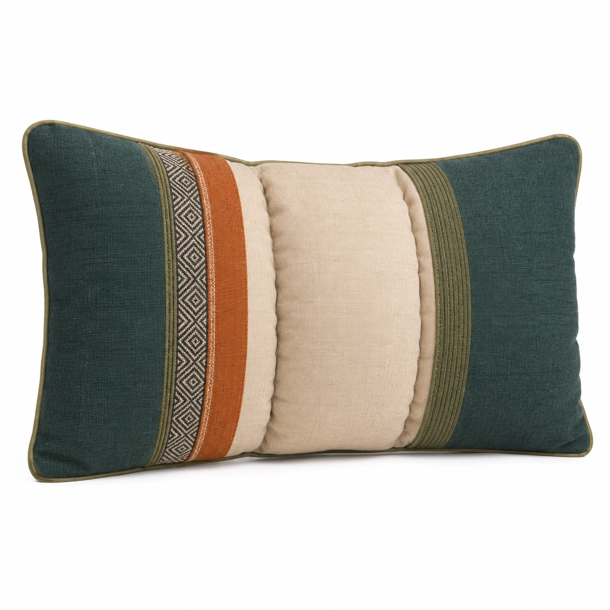 Cojín Decorativo Étnico Multicolor 50x30cm-COZ YVE LLA