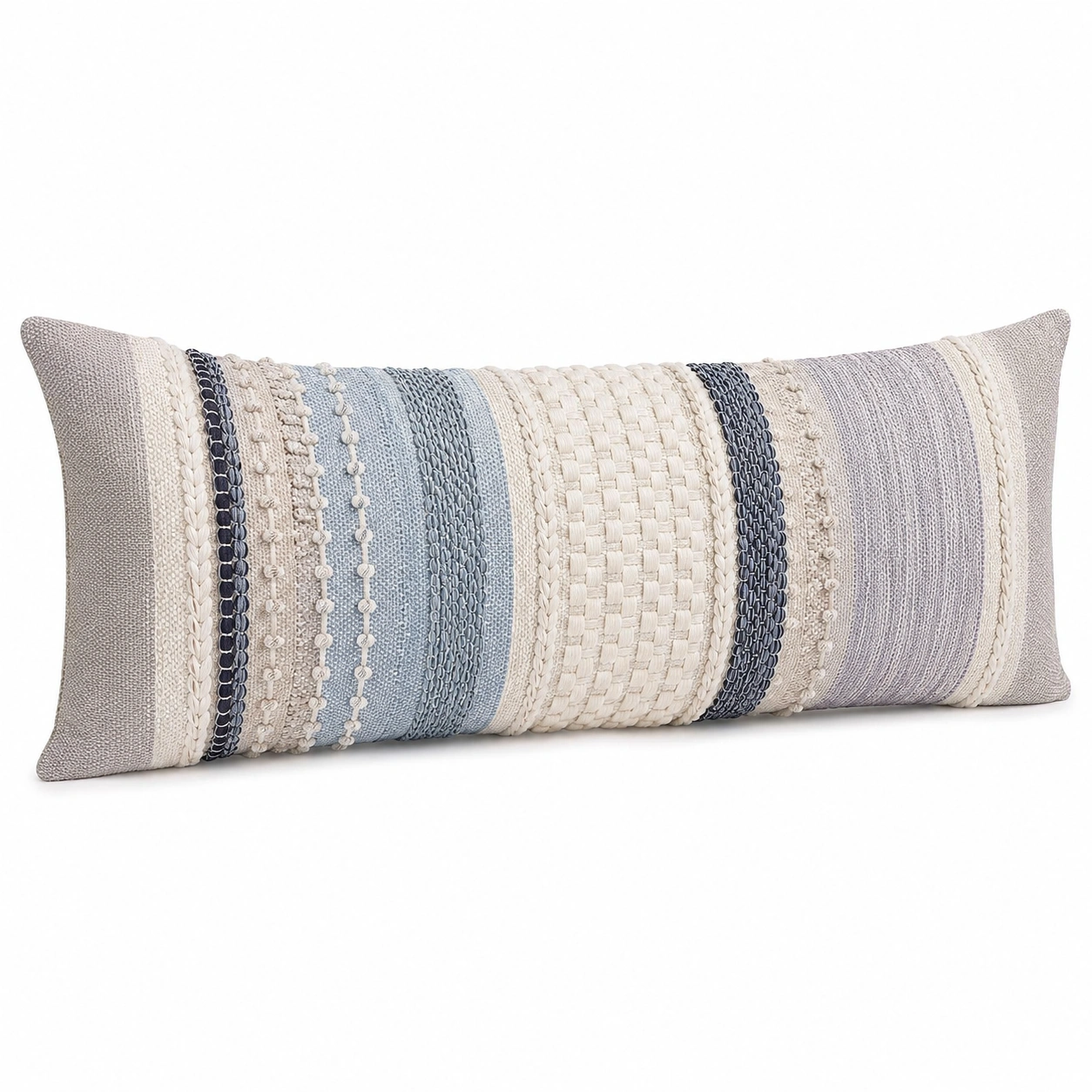 Cojín Decorativo de Rayas Multicolor 90x30 cm-COZ YVE LLA