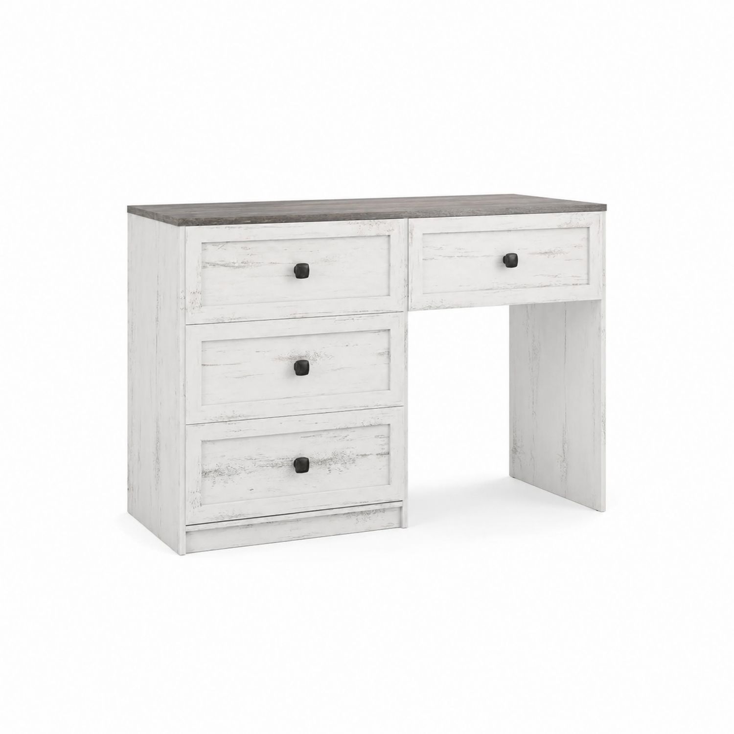 Tocador de MDF con 5 cajones, blanco-Zentrivoniel