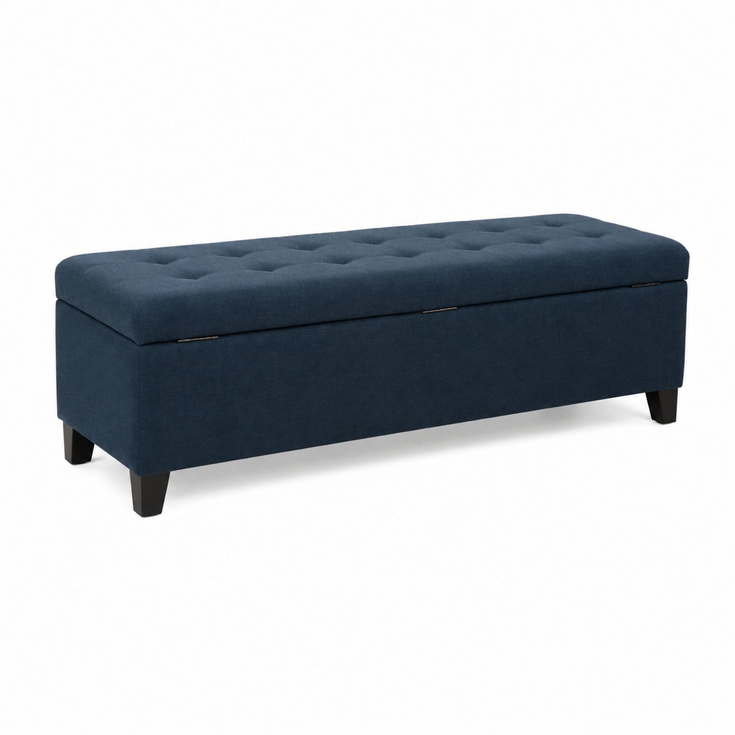 Banco de Almacenamiento de Tela Azul 120x40x45 cm-Zentrivoniel
