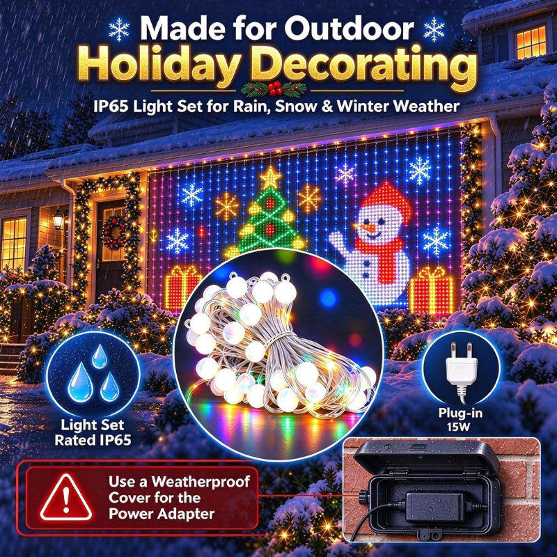 itoolmax smart rgbic outdoor led net lights wasserdicht
