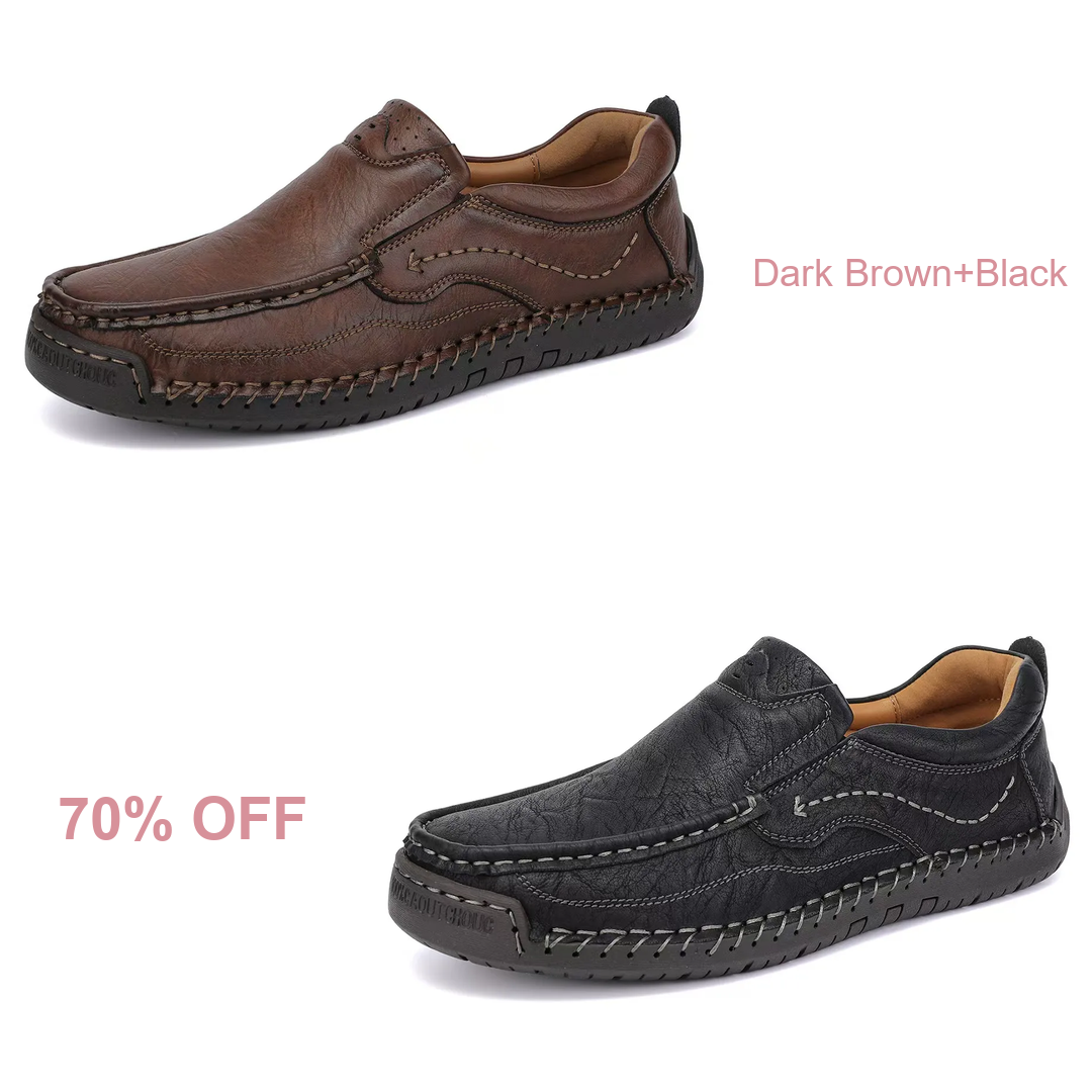 ⏰ Last Day! 45% OFF 🔥 VIONELLEN Men’s Full Grain Leather Orthopedic Loafers