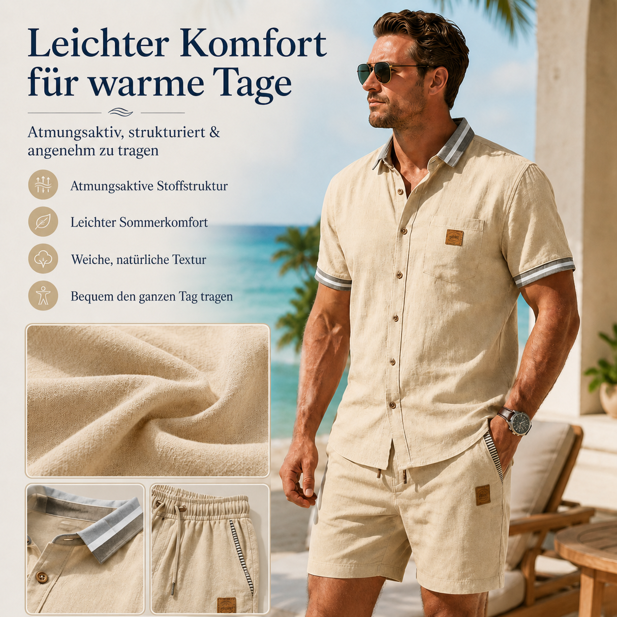 Leichter Komfort f&uuml;r warme Tage