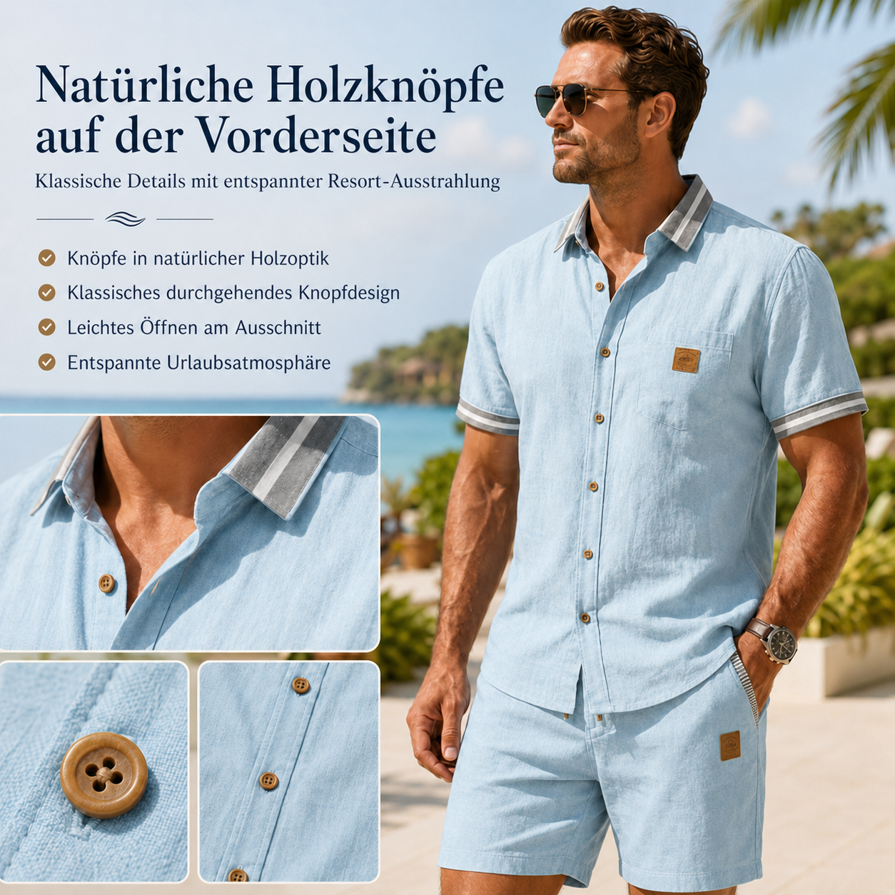 Nat&uuml;rliche Holzkn&ouml;pfe