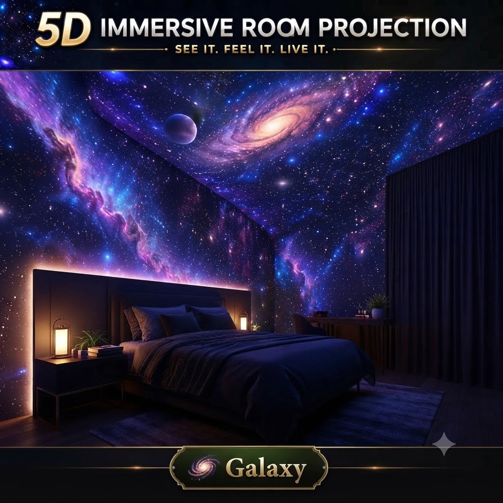 🌊Plug-and-Play HD Star Projecto