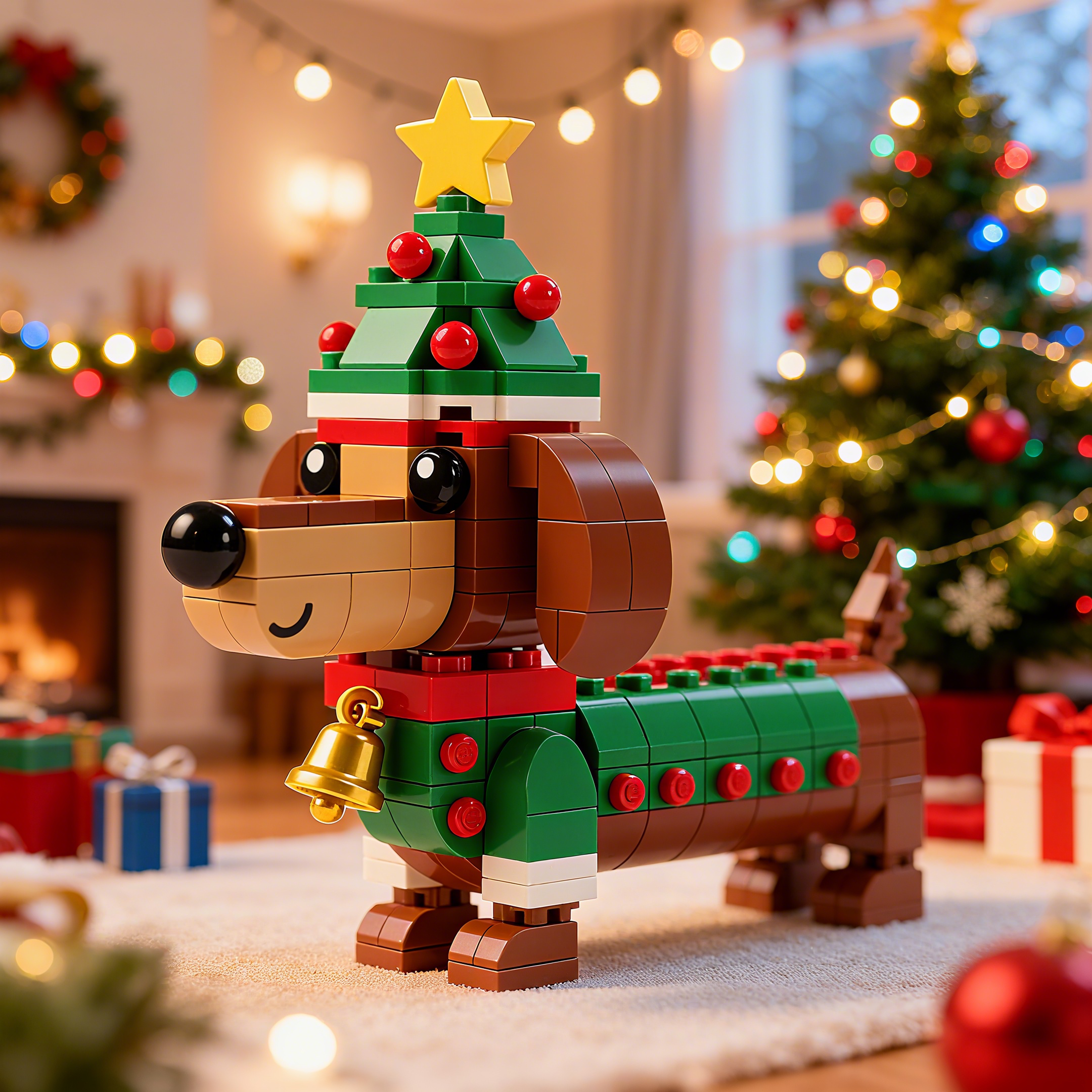🎄🐕2026 Christmas Limited Edition Dachshund Brick Set✈️Buy 2 Free Shipping