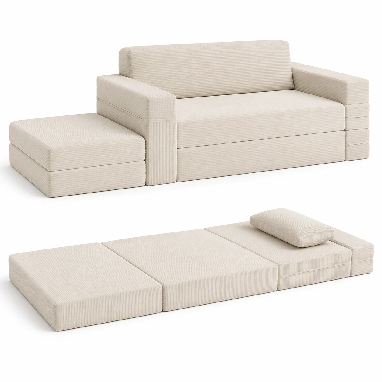 Juego de sofa modular de suelo