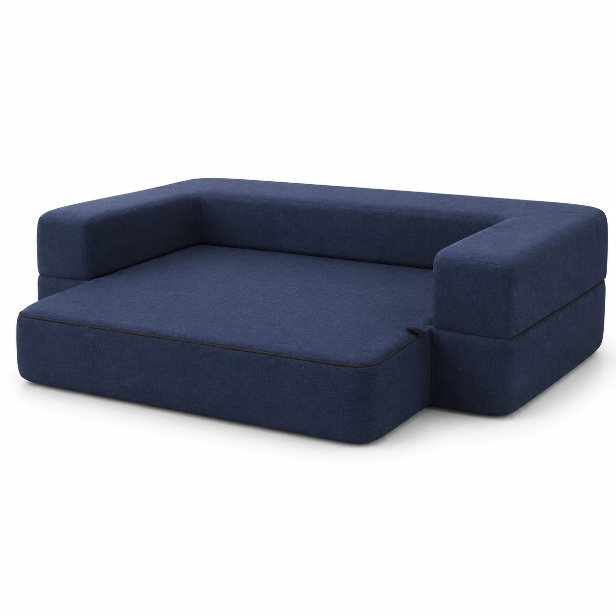 Sofa cama plegable azul marino