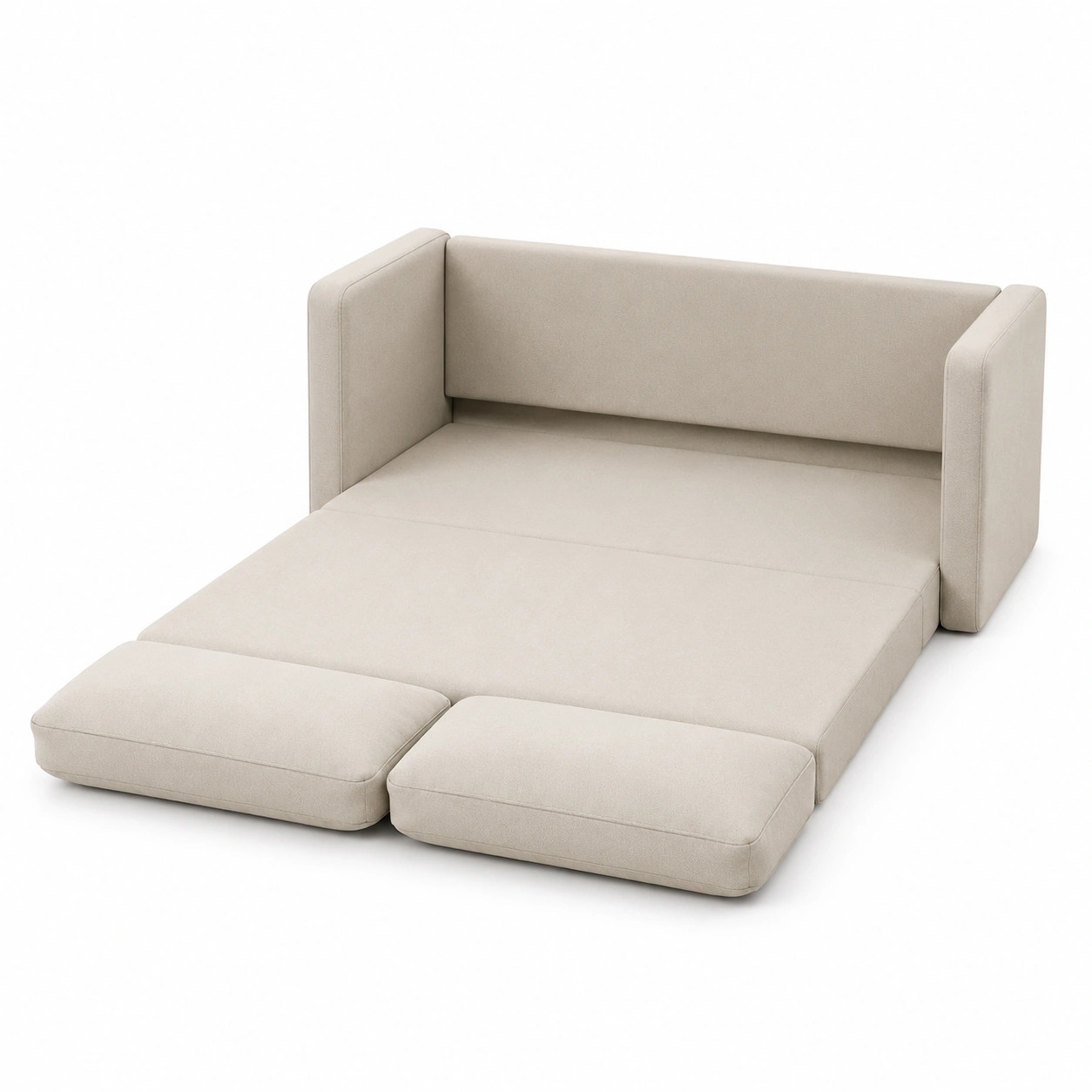 Sofa de suelo plegable color beige
