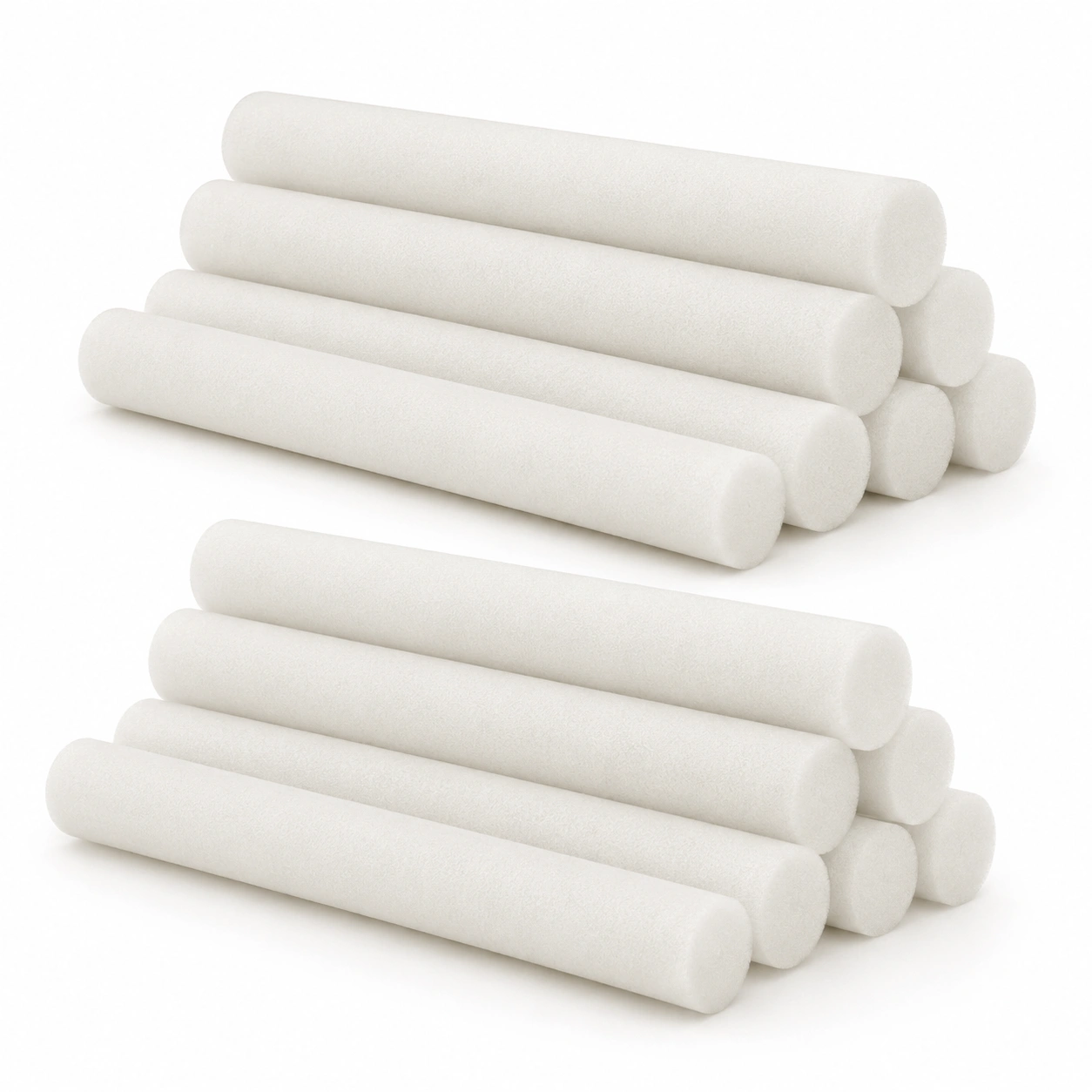 Set de 8 protectores de espuma blancos para esquinas