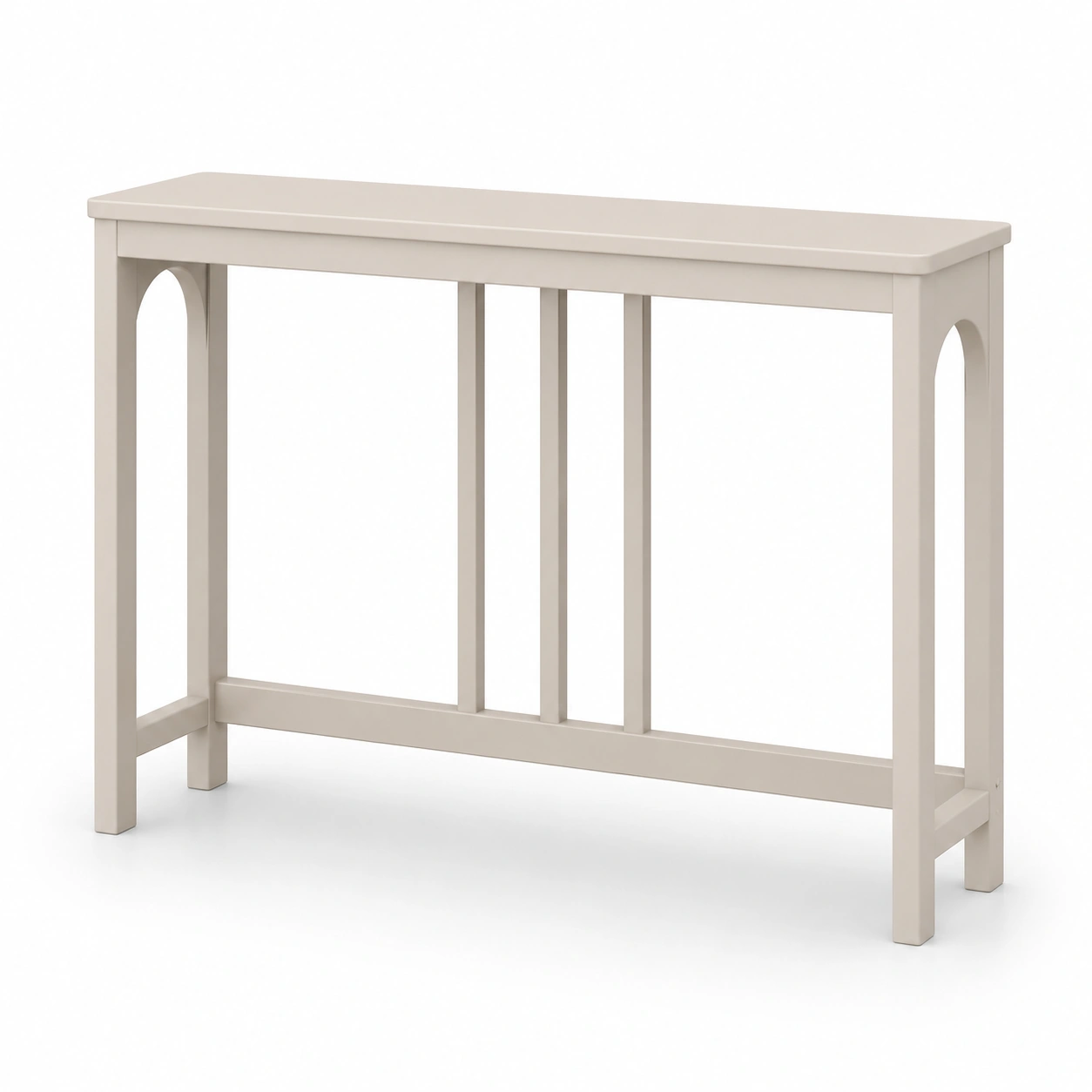 Mesa consola larga color beige