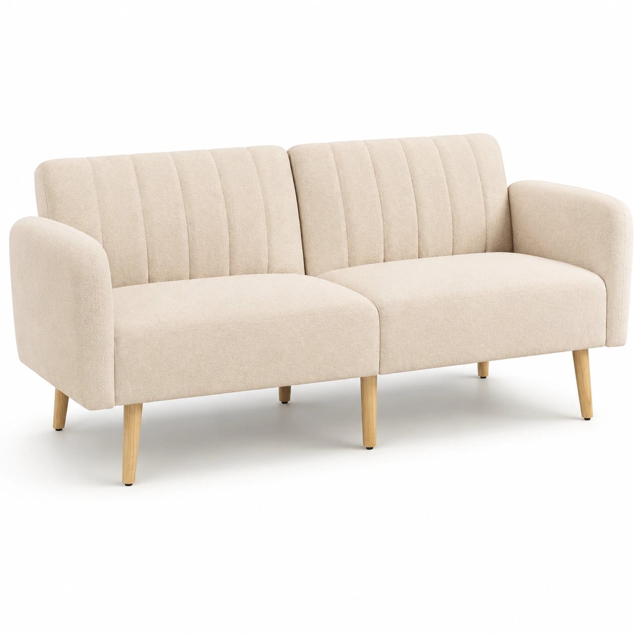 Sofa de dos plazas color beige