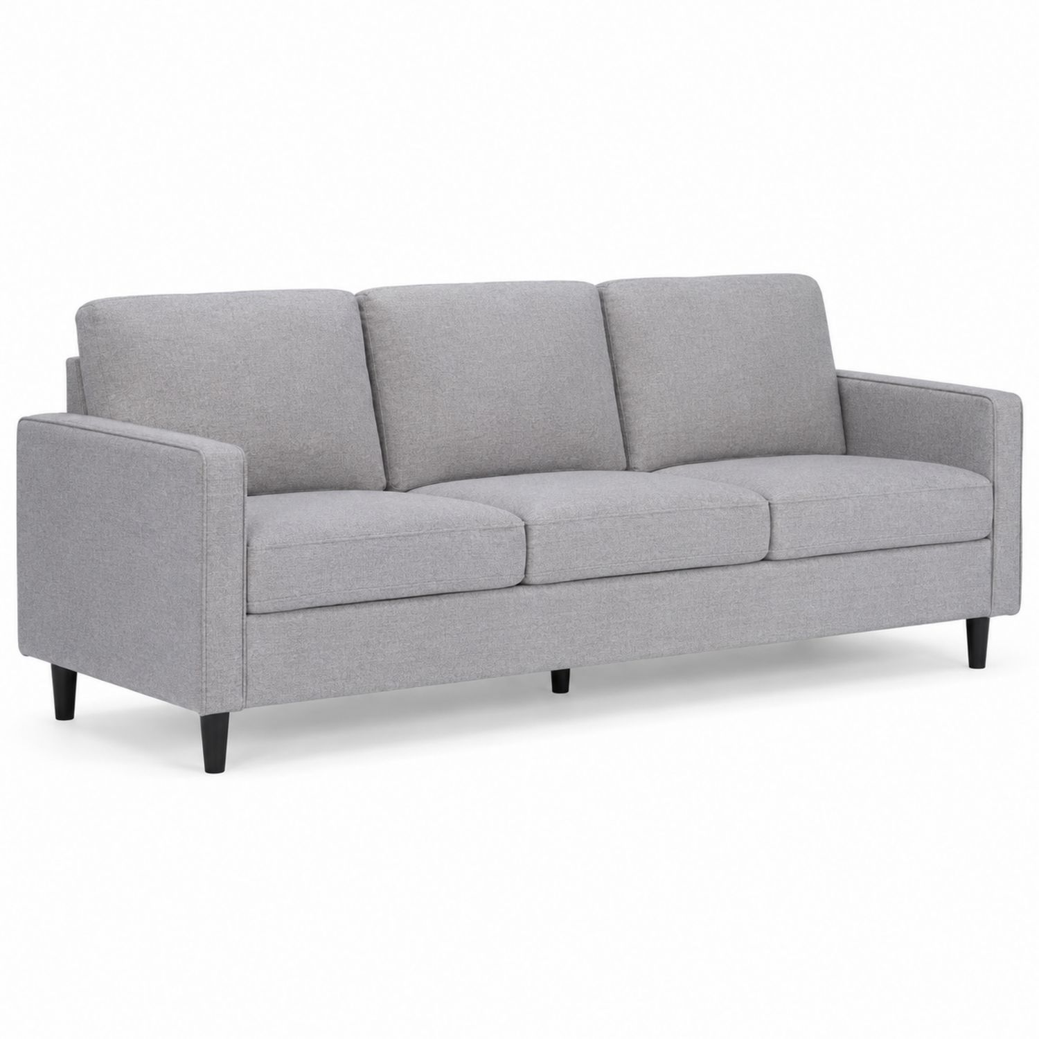 Sofá de 3 plazas en Tela Gris Claro 210cm