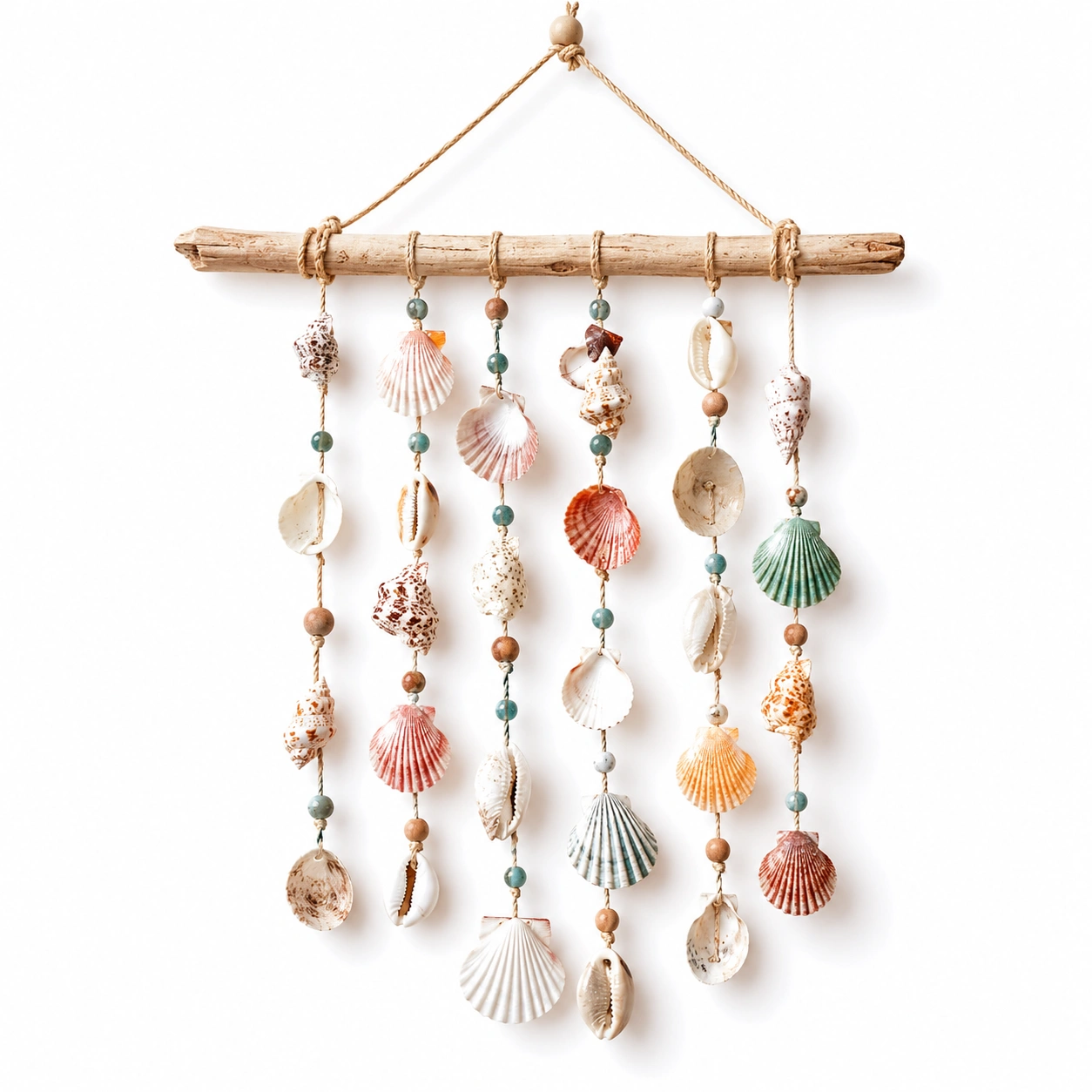 Decorazione Murale con Conchiglie Marine Fatto a Mano 50x75 cm Multicolore-XORDELVIX