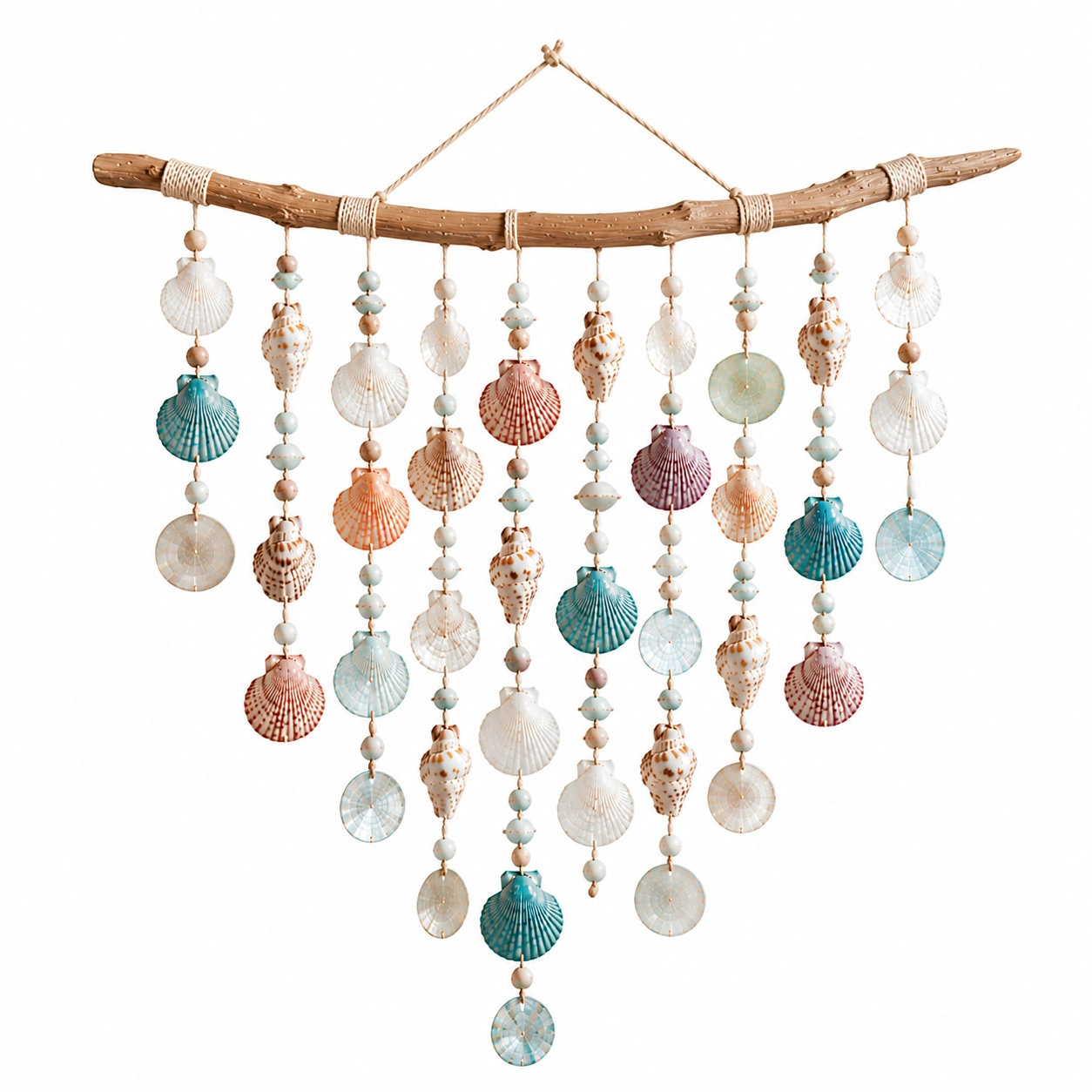 Decorazione da Parete con Conchiglie Naturali Multicolore 45x35 cm-XORDELVIX