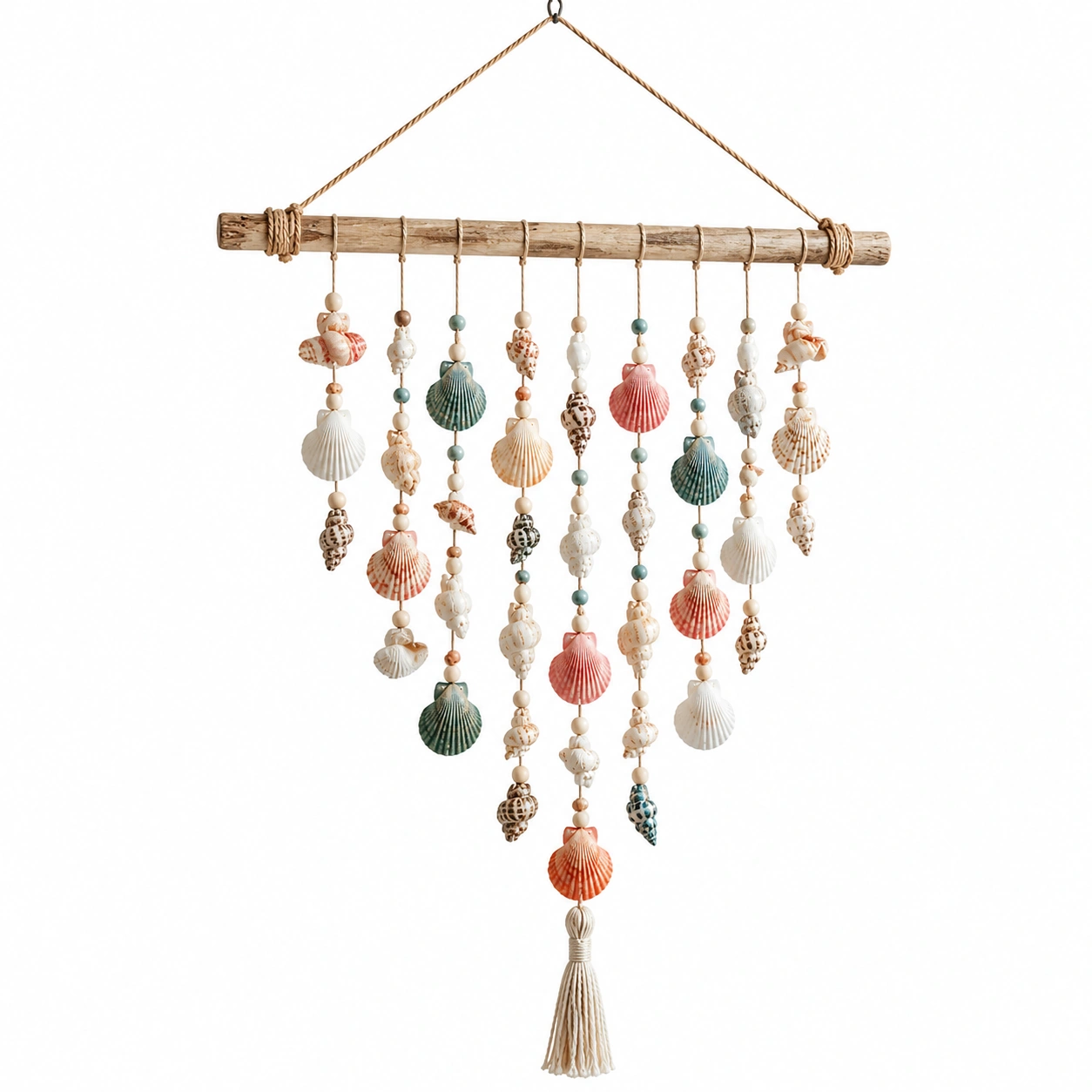 Decorazione da Parete con Conchiglie Multicolore-XORDELVIX
